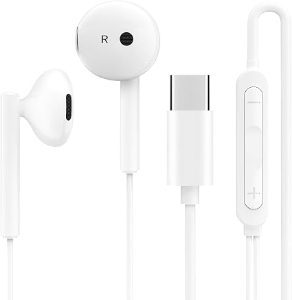 USB C Headphones Wired for iPhone 18 17 16 15, iPad, Mac, Earbuds Type C