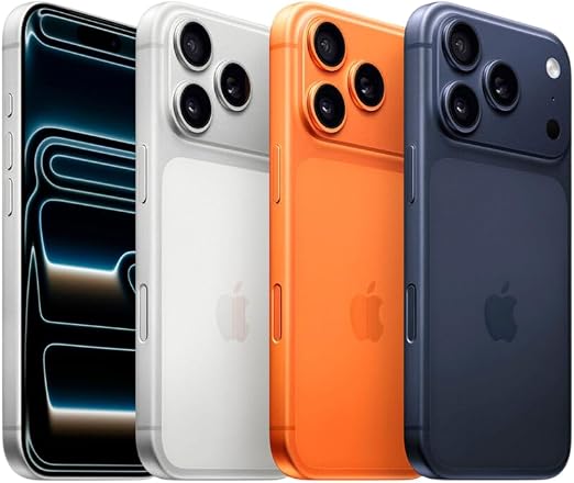 Apple iPhone 17 Pro Max, US Version, 256GB, eSIM, Cosmic Orange- Unlocked (Renewed Premium)