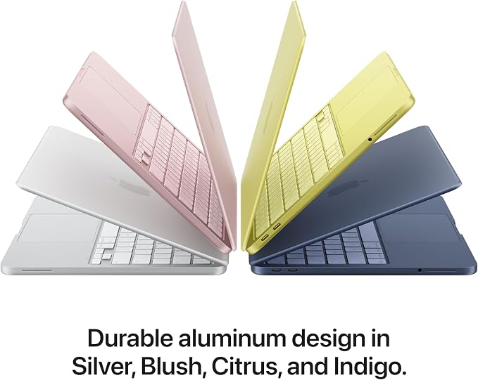 Apple 2026 MacBook Neo 13-inch Laptop with A18 Pro chip: Built for AI and Apple Intelligence, Liquid Retina Display, 8GB Unified Memory, 256GB SSD Storage